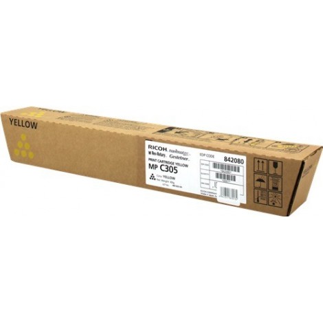 ORIGINAL Ricoh Toner jaune 842080 (841597 / MPC 305E)