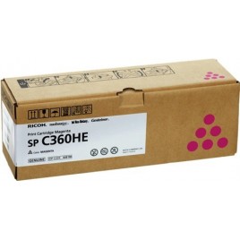 Toner Original Ricoh 408186 Magenta - SPC360HEM - 5000 Pages