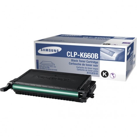 ORIGINAL SAMSUNG CLP-K660B Noir - 5 500 pages