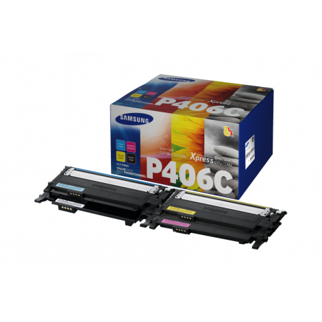 CLT-P406C MULTIPACK SAMSUNG ORIGINAL - 1 500 + 3 X 1 000 pages