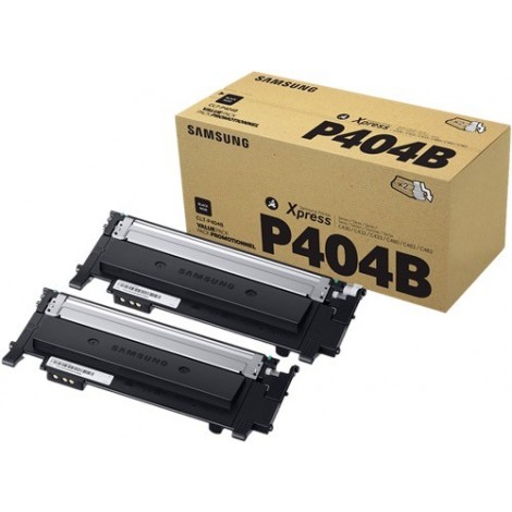 ORIGINAL Samsung Multipack Noir(e) CLT-P404B Pack de 2 Toner à 1500 pages