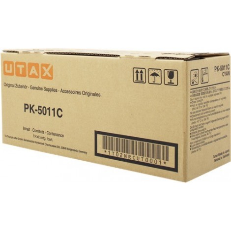 ORIGINAL Utax Toner cyan PK-5011C 1T02NRCUT0 ~5000 Pages