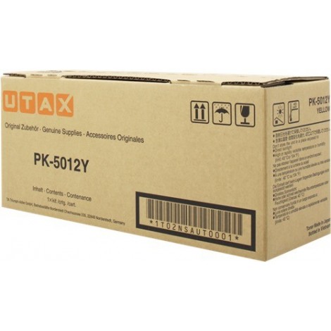 ORIGINAL Utax Toner jaune PK-5012Y 1T02NSAUT0 ~10000 Pages