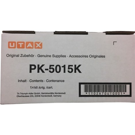 ORIGINAL Utax Toner Noir(e) PK-5015K 1T02R70UT0 ~4000 Pages