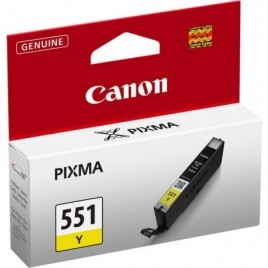 ORIGINAL CANON CLI-551Y Jaune - 7ml - 311 pages