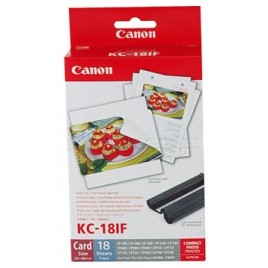 ORIGINAL CANON KC-18IF (7741A001) kit d'impression Couleur 18 feuilles 54x86mm - 18 pages