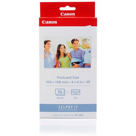 ORIGINAL CANON KP-36IP (7737A001) kit d'impression couleur 36 feuilles 100x148mm - 36 pages