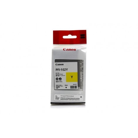 ORIGINAL CANON PFI-102Y Jaune (0898B001)