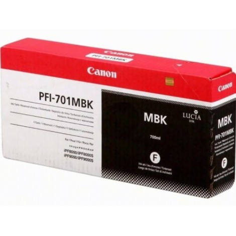 ORIGINAL CANON PFI-701MBK Noire Matt (0899B001)