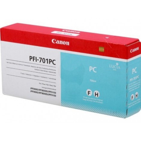 ORIGINAL CANON PFI-701PC Photo Cyan (0904B001)