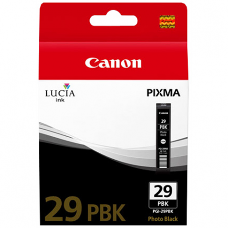 ORIGINAL CANON PGI-29PBK Photo Noire (4869B001) - 36ml - 1225 Photos (10 x 15cm)