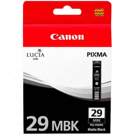 ORIGINAL CANON PGI-29MBK Noire Matt (4868B001) - 36ml - 1345 Photos (10 x 15cm)