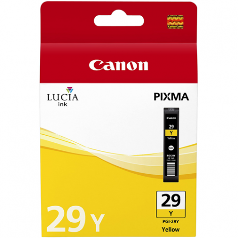 ORIGINAL CANON PGI-29Y Jaune (4875B001) - 36ml - 1280 Photos (10 x 15cm)