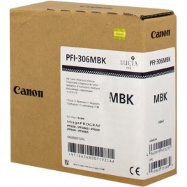 ORIGINAL CANON PFI-306MBK Noir Mat (6656B001) - 330ml