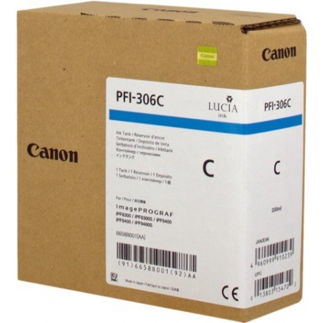 ORIGINAL CANON PFI-306C Cyan (6658B001) - 330ml