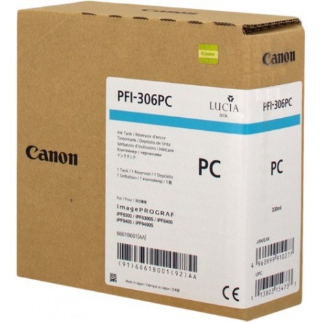 ORIGINAL CANON PFI-306PC Photo Cyan (6661B001) - 330ml