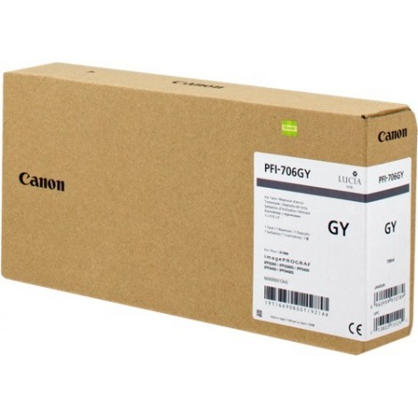 ORIGINAL CANON PFI-706GY Gris (6667B001) - 330ml