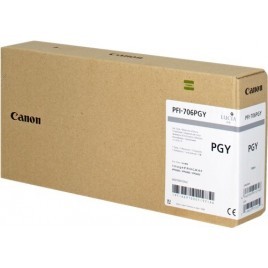 ORIGINAL CANON PFI-706PGY Photo Gris (6667B001) - 330ml