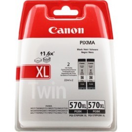 DUO Pack ORIGINAL CANON PGI-570XL Noir