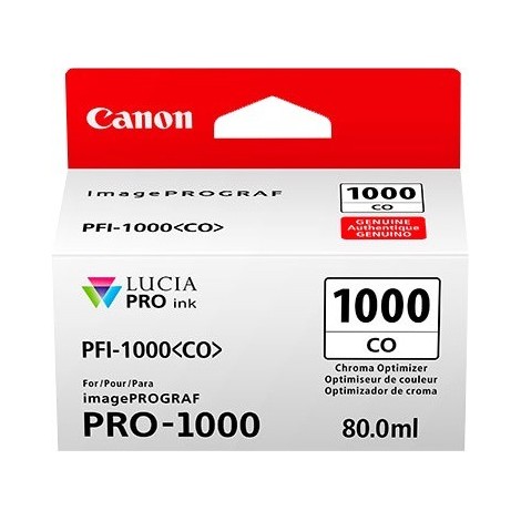 ORIGINAL Canon Cartouche d'encre Transparent PFI-1000co 0556C001 80ml Chroma Optimizer