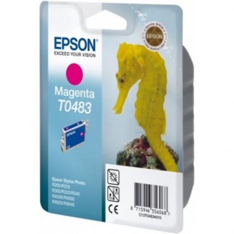 ORIGINAL EPSON T0483 Magenta - Hippocampe - 13ml