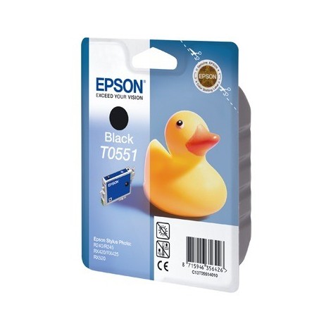 ORIGINAL EPSON T0551 Noire - Canard - 8ml