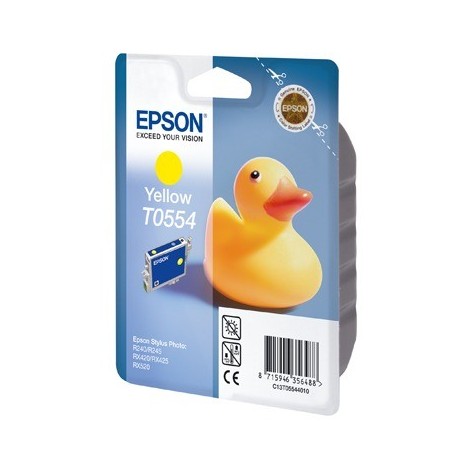 ORIGINAL EPSON T0554 Jaune - Canard - 8ml