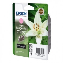 ORIGINAL EPSON T0596 Photo Magenta - Orchidée - 13ml