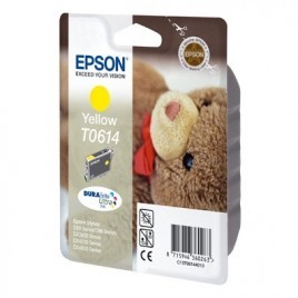 ORIGINAL EPSON T0614 Jaune - Ours en peluche - 8ml - 420 pages