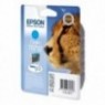 ORIGINAL EPSON T0712 Cyan - Guépard - 5.5ml - 345 pages