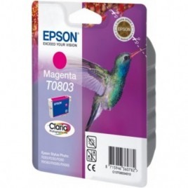 ORIGINAL EPSON T0803 Magenta - Colibri - 7.4ml - 460 pages