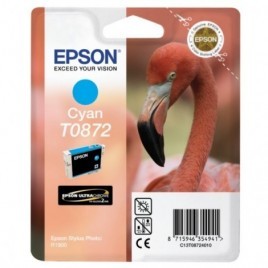 ORIGINAL EPSON T0872 Cyan - Flamant Rose