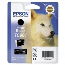 ORIGINAL EPSON T0961 Noire - Loup Blanc