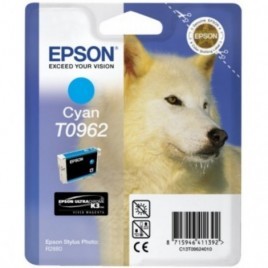 ORIGINAL EPSON T0962 Cyan - Loup Blanc