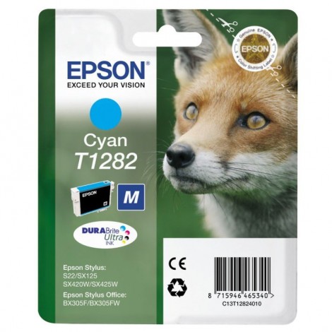 ORIGINAL EPSON T1282 Cyan - Renard - 3.5ml - 175 pages