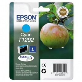 ORIGINAL EPSON T1292 Cyan - Pomme - 7ml - 470 pages