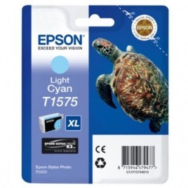 ORIGINAL EPSON T1575 Cyan Clair - Tortue Marine - 25.9ml