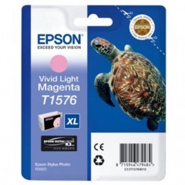 ORIGINAL EPSON T1576 Magenta Clair - Tortue Marine - 25.9ml