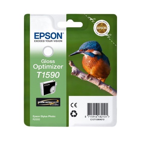 ORIGINAL EPSON T1590 Incolore optimiseur de brillance - Martin-pêcheur - 17ml