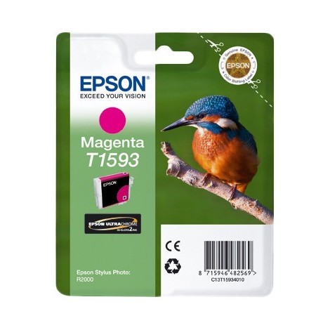 ORIGINAL EPSON T1593 Magenta - Martin-pêcheur - 17ml