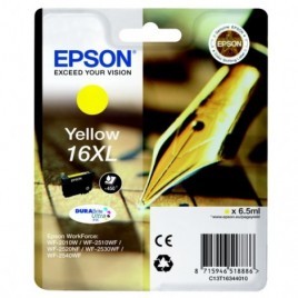 ORIGINAL EPSON T1634 XL Jaune - Stylo Plume - 6.5ml - 450 pages