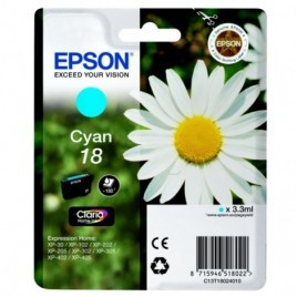 ORIGINAL EPSON T1802 Cyan - Marguerite Paquerette - 3.3ml - 180 pages