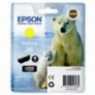 ORIGINAL EPSON T2614 Jaune - Ours Polaire - 4.5ml - 300 pages