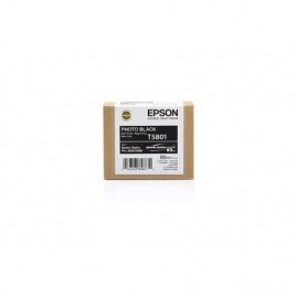 ORIGINAL EPSON T5801 (C13T580100) Noire Photo