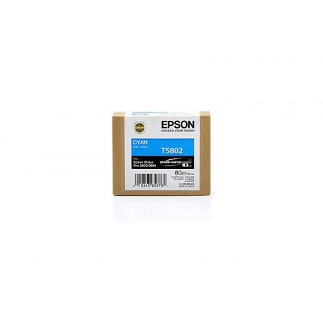 ORIGINAL EPSON T5802 (C13T580200) Cyan