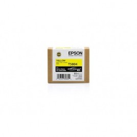 ORIGINAL EPSON T5804 (C13T580400) Jaune