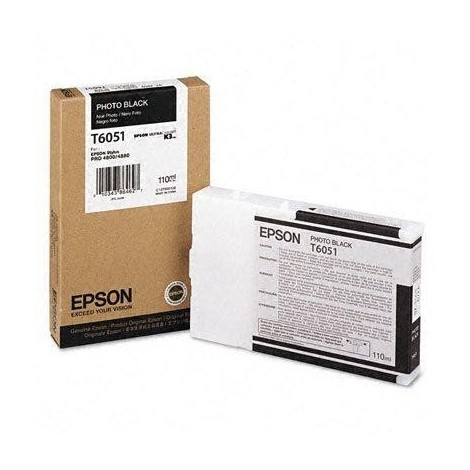 ORIGINAL EPSON T6051 (C13T605100) Noire PHOTO