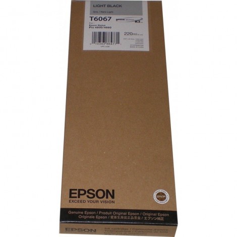 ORIGINAL EPSON T6067 (C13T606700) Gris