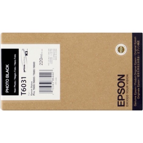 ORIGINAL EPSON T6031 Noire PHOTO