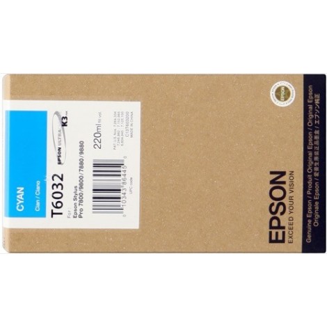 ORIGINAL EPSON T6032 Cyan